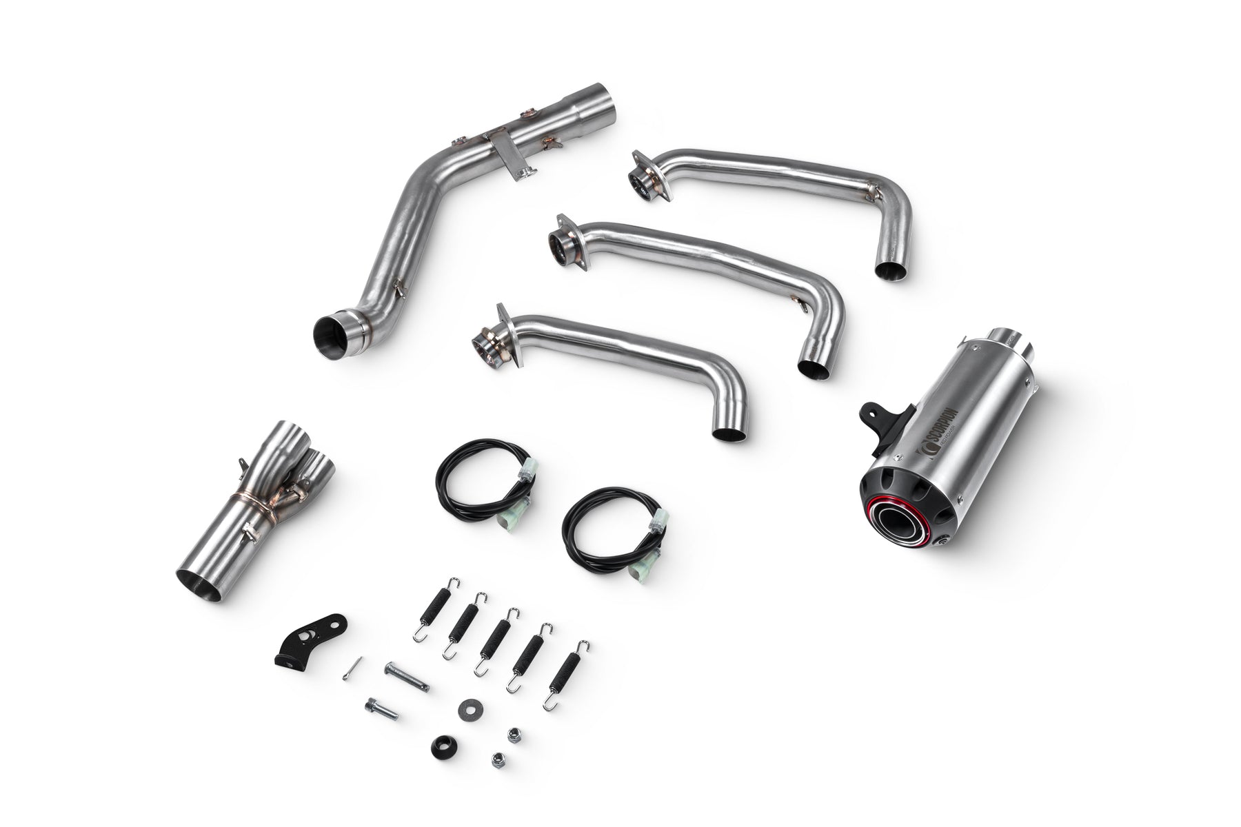 Yamaha MT-09 inc SP (2024–2025) Scorpion Exhaust Red Power Full System - Titanium