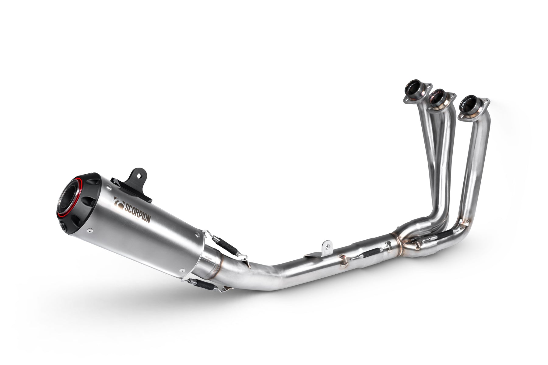 Yamaha MT-09 inc SP (2024–2025) Scorpion Exhaust Red Power Full System - Titanium