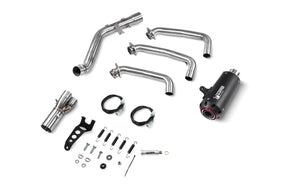 Yamaha XSR 900 GP (2024-2026) SCORPION Exhaust Red Power Full System – Black Ceramic