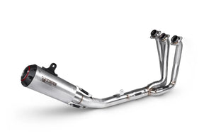 Yamaha XSR 900 GP (2024-2026) SCORPION Exhaust Red Power Full System – Brushed Stainless Steel
