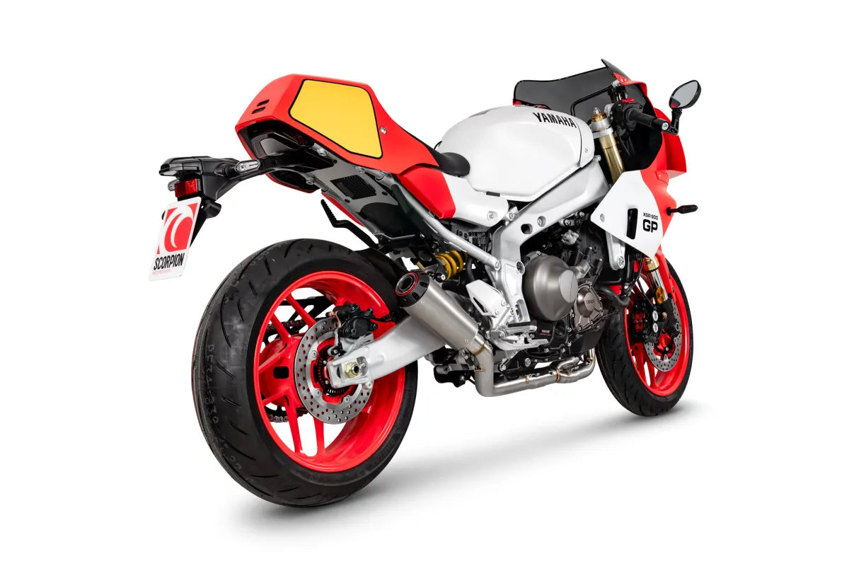 Yamaha XSR 900 GP (2024-2026) SCORPION Exhaust Red Power Full System – Titanium