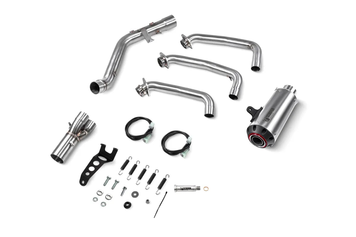 Yamaha XSR 900 GP (2024-2026) SCORPION Exhaust Red Power Full System – Titanium