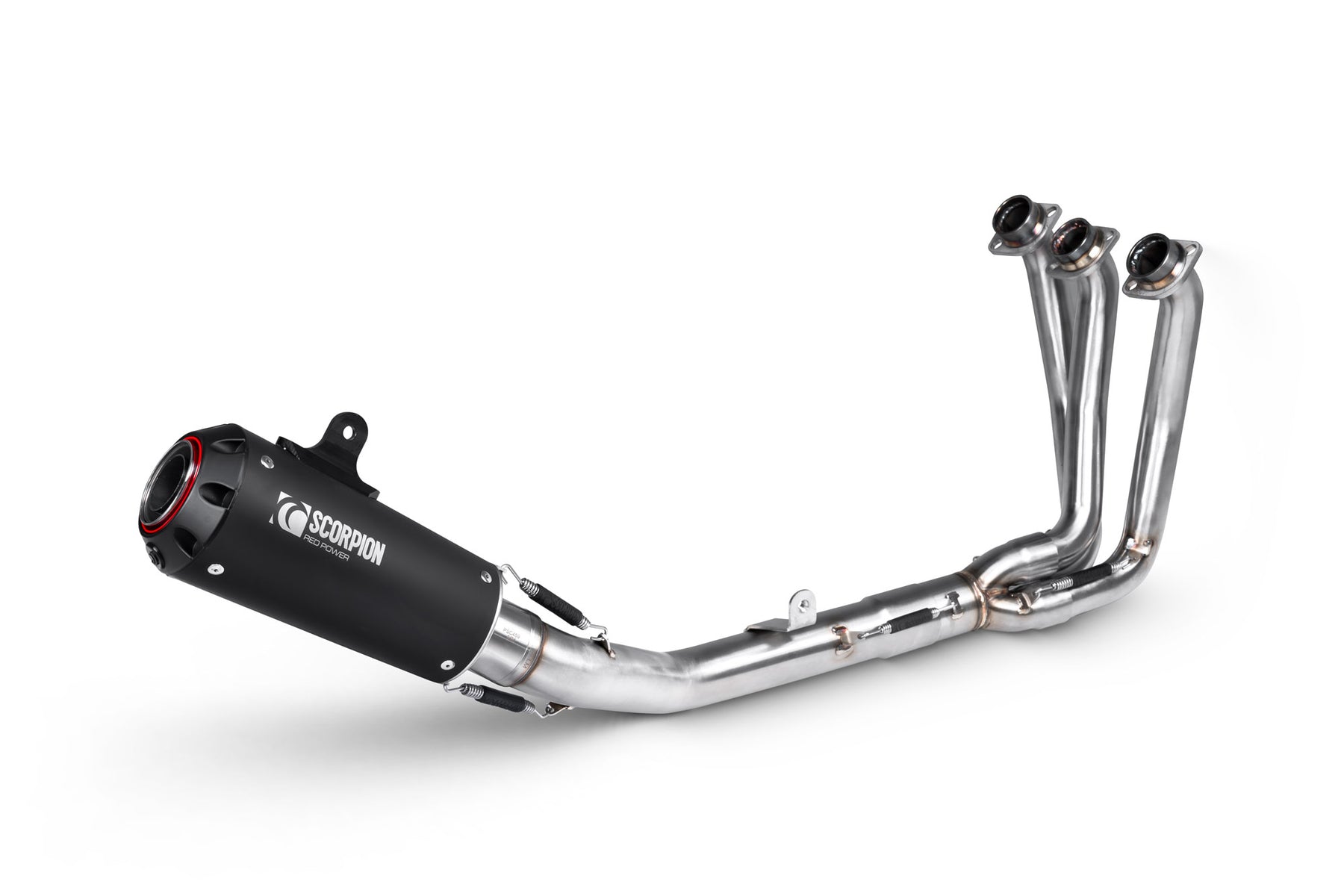 Yamaha XSR 900 Euro 5 (2024–2025) Scorpion Exhaust Red Power Full System - Black Ceramic