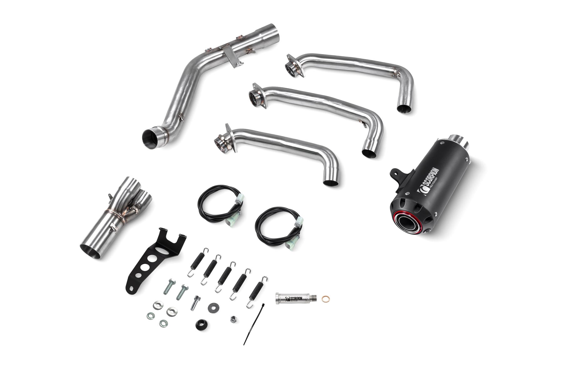 Yamaha XSR 900 Euro 5 (2024–2025) Scorpion Exhaust Red Power Full System - Black Ceramic