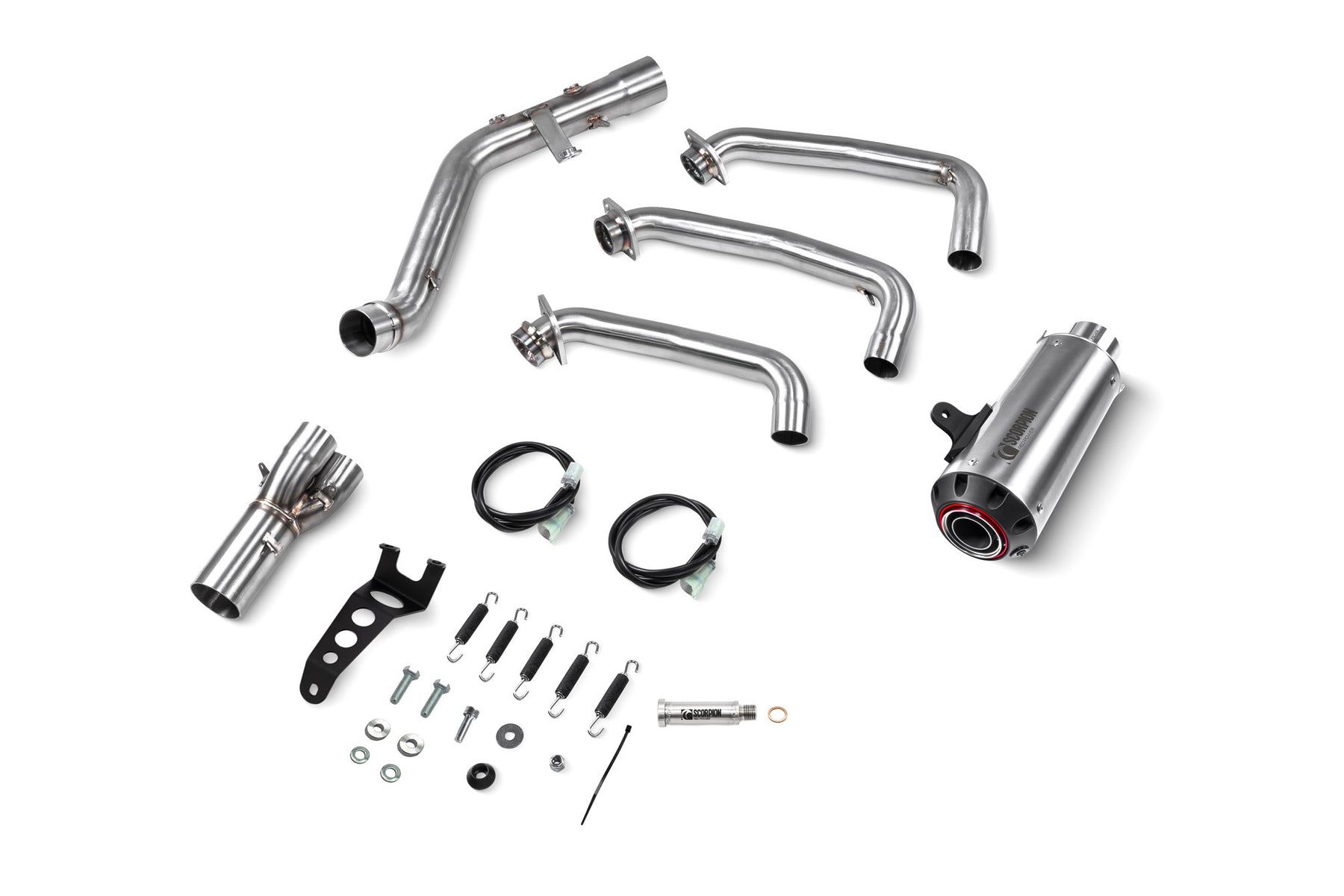 Yamaha XSR 900 Euro 5 (2024–2025) Scorpion Exhaust Red Power Full System - Titanium