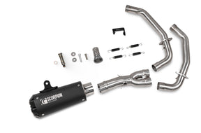 Yamaha MT-07 Euro 5 (2024–2025) Scorpion Exhaust Red Power Full System - Black Ceramic