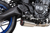 Yamaha MT-07 Euro 5 (2024–2025) Scorpion Exhaust Red Power Full System - Brushed Stainless