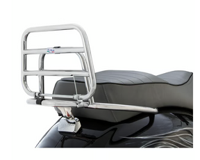 Piaggio Vespa GTS GTV 125 250 300 Chrome Rear Folding Carrier
