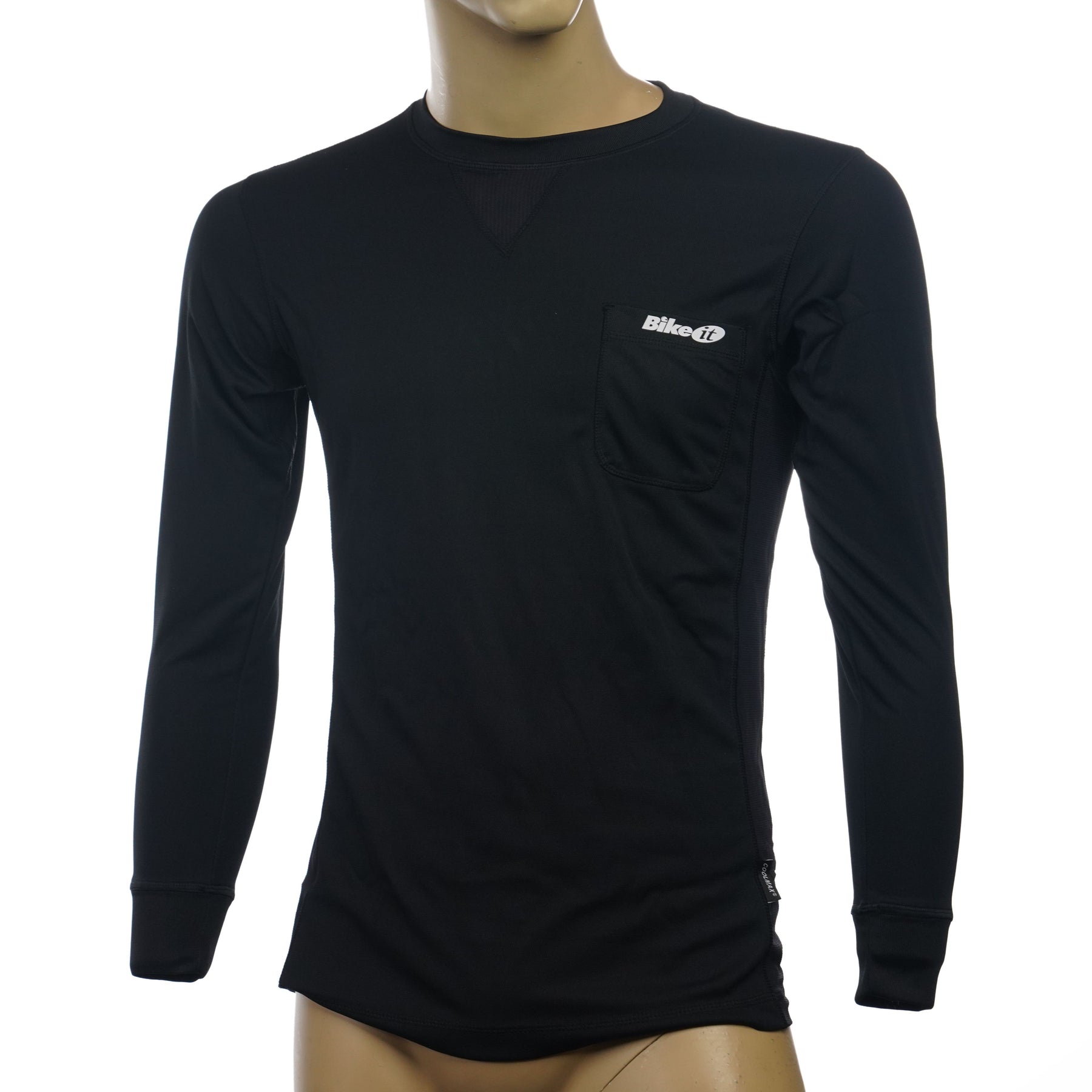 Bike It Coolmax Motorcycle Base Layer Long Sleeve Shirt XL