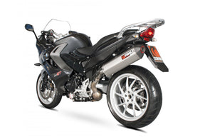 BMW F800 GT-R (2013–2019) Scorpion Exhaust Serket Parallel Slip-on - Brushed Stainless