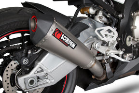 BMW S1000 RR (2015–2016) Scorpion Exhaust Serket Taper Slip-on - Titanium
