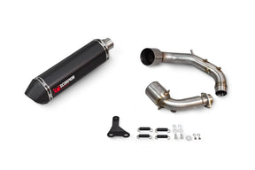 BMW G310 R / G310 GS (2016-2020) SCORPION Exhaust Serket Parallel Full System – Black Ceramic