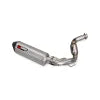 BMW G310 R / G310 GS (2016-2020) SCORPION Exhaust Serket Parallel Full System – Brushed Stainless Steel
