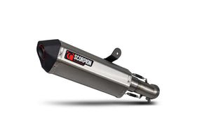 BMW R1200 R/RS (2015–2018) Scorpion Exhaust Serket Parallel Slip-on - Brushed Stainless