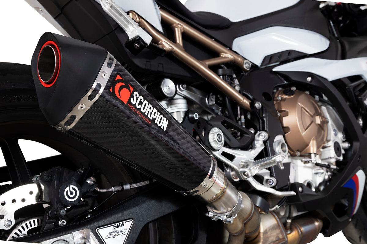 BMW S1000 RR (2019–2024) Scorpion Exhaust Serket Taper Slip-on - Carbon Fibre