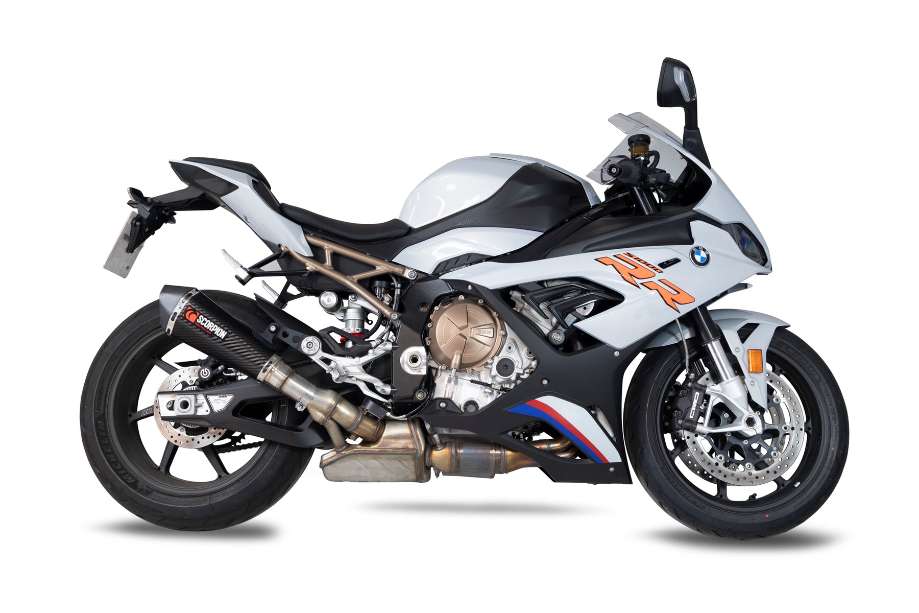 BMW S1000 RR (2019–2024) Scorpion Exhaust Serket Taper Slip-on - Carbon Fibre
