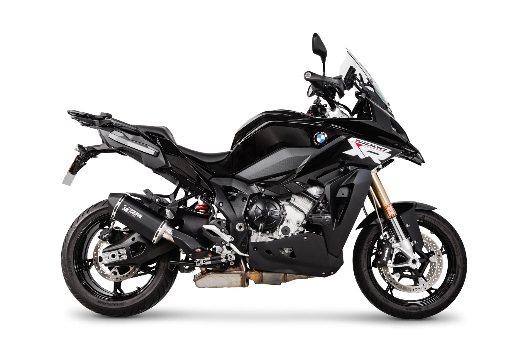 BMW S1000 XR (2020–2025) Scorpion Exhaust Serket Parallel Slip-on - Black Ceramic