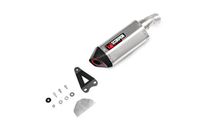 BMW S1000 XR (2020–2025) Scorpion Exhaust Serket Parallel Slip-on - Brushed Stainless