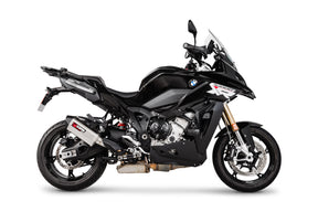 BMW S1000 XR (2020–2025) Scorpion Exhaust Serket Parallel Slip-on - Brushed Stainless
