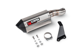 BMW R1300 GS Euro 5 (2023–2025) Scorpion Exhaust Serket Parallel Slip-on - Brushed Stainless