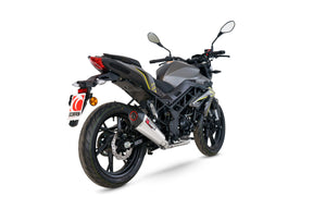 Benelli BN 125 (2021–2024) Scorpion Exhaust Serket Taper Full System – Brushed Stainless