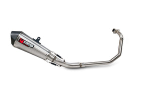 Benelli BN 125 (2021–2024) Scorpion Exhaust Serket Taper Full System – Brushed Stainless