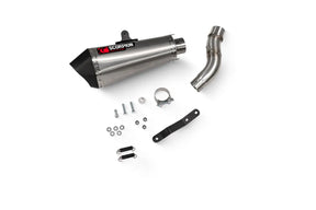 CFMOTO 650 MT (2022-2026) SCORPION Exhaust Serket Taper Slip-on – Brushed Stainless Steel