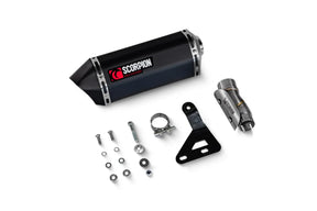 CFMOTO 450 MT (2024-2026) SCORPION Exhaust Serket Parallel Slip-on – Black Ceramic Coated