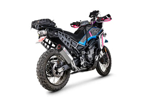 CFMOTO 450 MT (2024-2026) SCORPION Exhaust Serket Parallel Slip-on – Brushed Stainless Steel