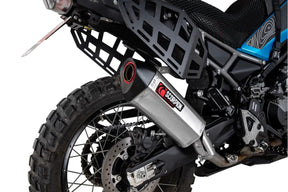 CFMOTO 450 MT (2024-2026) SCORPION Exhaust Serket Parallel Slip-on – Brushed Stainless Steel