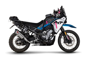 CFMOTO 450 MT (2024-2026) SCORPION Exhaust Serket Parallel Slip-on – Brushed Stainless Steel