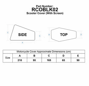 Bike It 'Nautica' Outdoor Motorcycle Rain Cover (8 Pack)