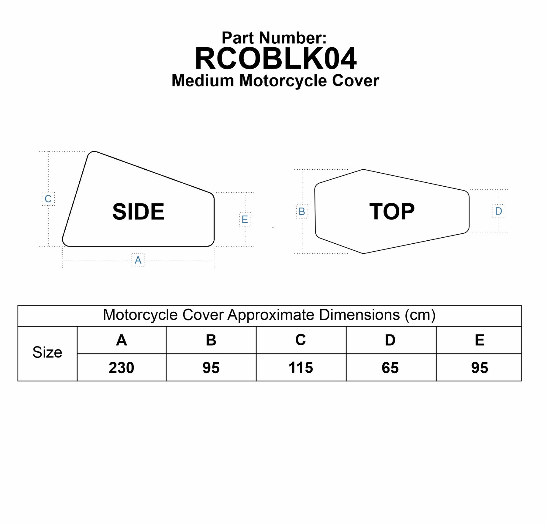 Bike It 'Nautica' Outdoor Motorcycle Rain Cover (8 Pack)