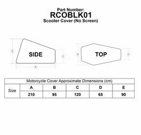 Bike It 'Nautica' Outdoor Motorcycle Rain Cover (8 Pack)