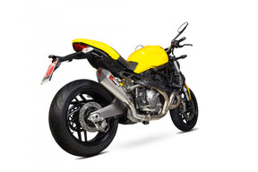 Ducati Monster 821 (2018–2020) Scorpion Exhaust Serket Slip-On – Titanium