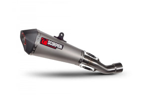 Ducati Monster 821 (2018–2020) Scorpion Exhaust Serket Slip-On – Titanium