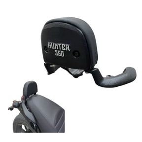 Royal Enfield Hunter 350cc Backrest & PIllion Pad - Black