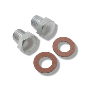 Royal Enfield Bullet 350cc 500cc Oil Filler/Drain Plug with Washer (Set of 2)