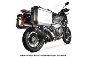 Honda VFR 1200X Crosstourer (2012–2020) Scorpion Exhaust Serket Parallel Slip-on - Brushed Stainless