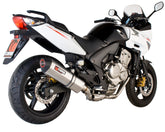 Honda CBF 600 (2008–2014) Scorpion Exhaust Serket Parallel Slip-on - Brushed Stainless