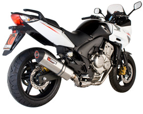 Honda CBF 600 (2008–2014) Scorpion Exhaust Serket Parallel Slip-on - Brushed Stainless