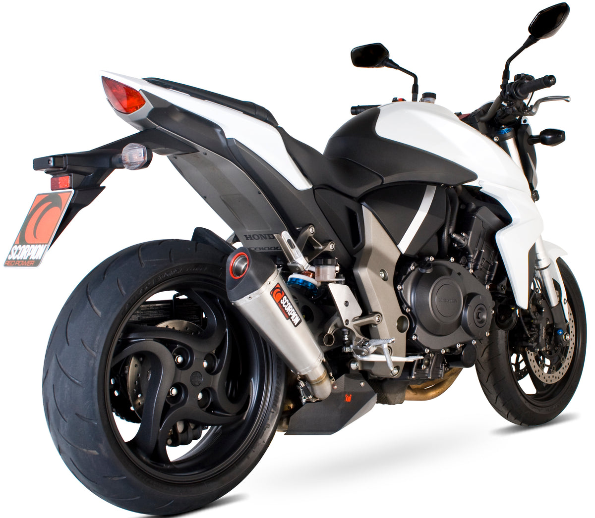 Honda CB 1000 R (2008–2017) Scorpion Exhaust Serket Taper Slip-on - Brushed Stainless