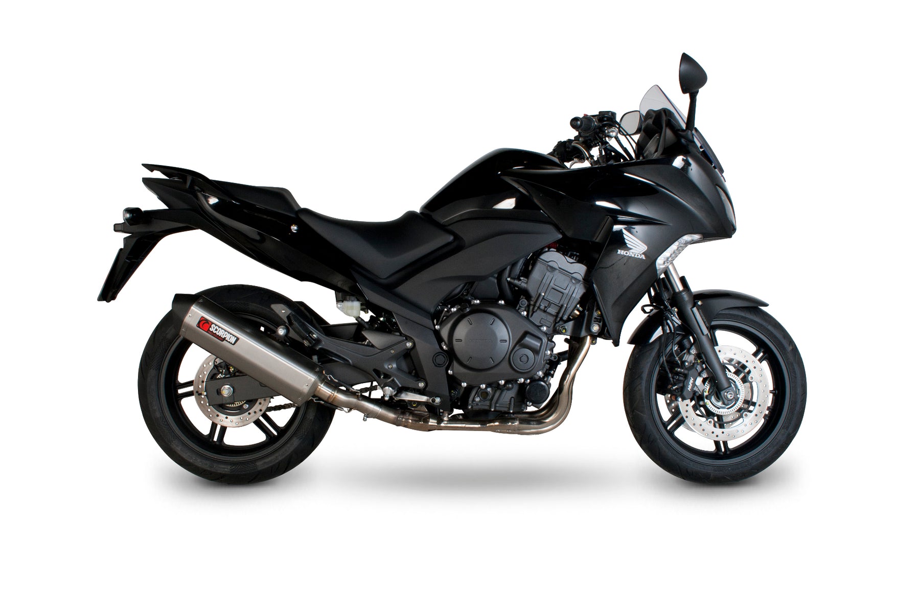 Honda CBF 1000 (2010–2016) Scorpion Exhaust Serket Parallel Slip-on - Brushed Stainless