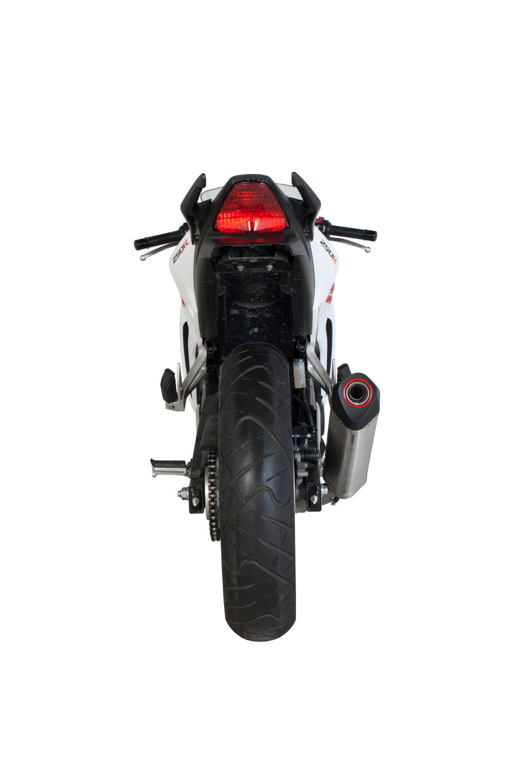 Honda CBR 250 R (2011–2016) Scorpion Exhaust Serket Parallel Slip-on - Brushed Stainless