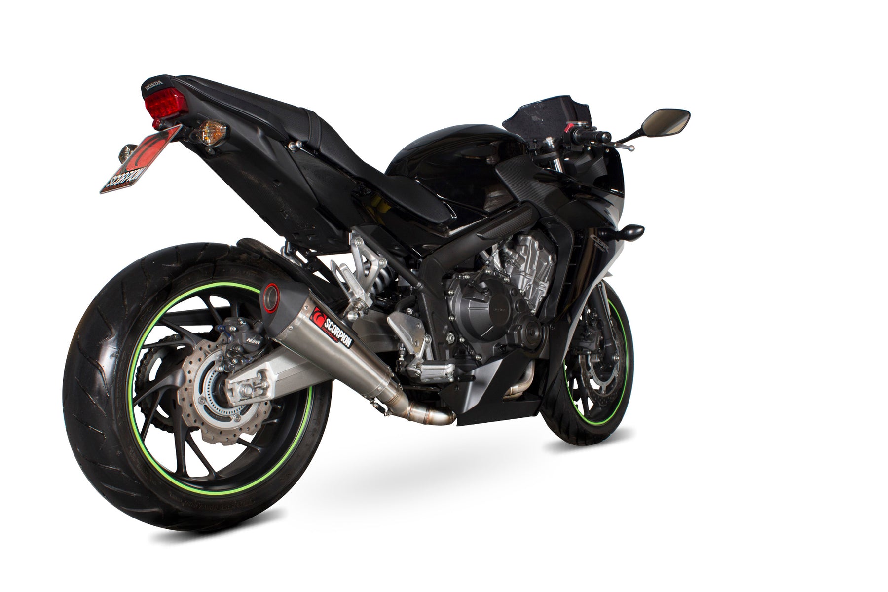 Honda CBR 650 F (2014–2018) Scorpion Exhaust Serket Taper Full System - Brushed Stainless