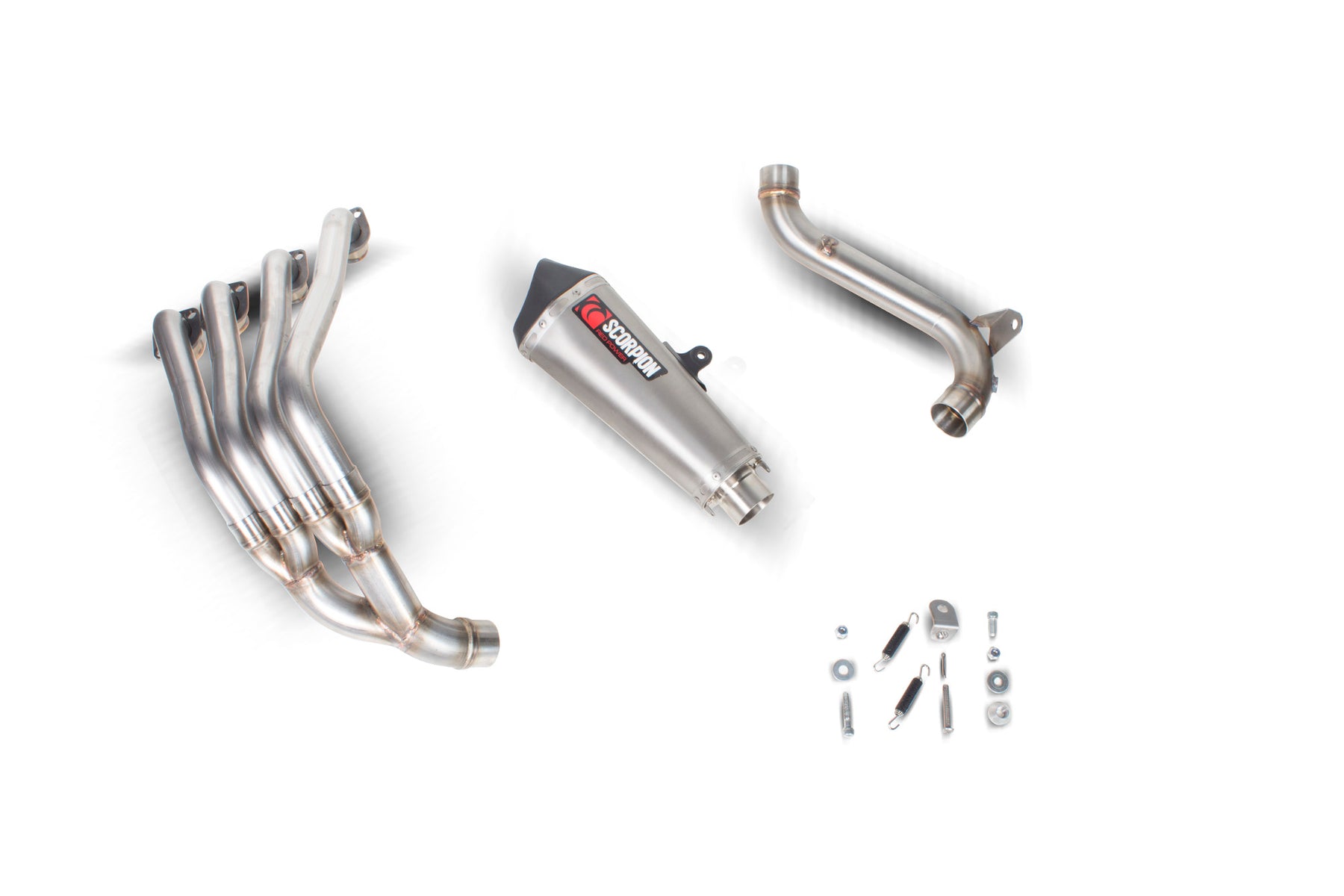 Honda CBR 650 F (2014–2018) Scorpion Exhaust Serket Taper Full System - Brushed Stainless