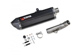 Honda VFR 800F (2014–2020) Scorpion Exhaust Serket Parallel Slip-on - Carbon Fibre