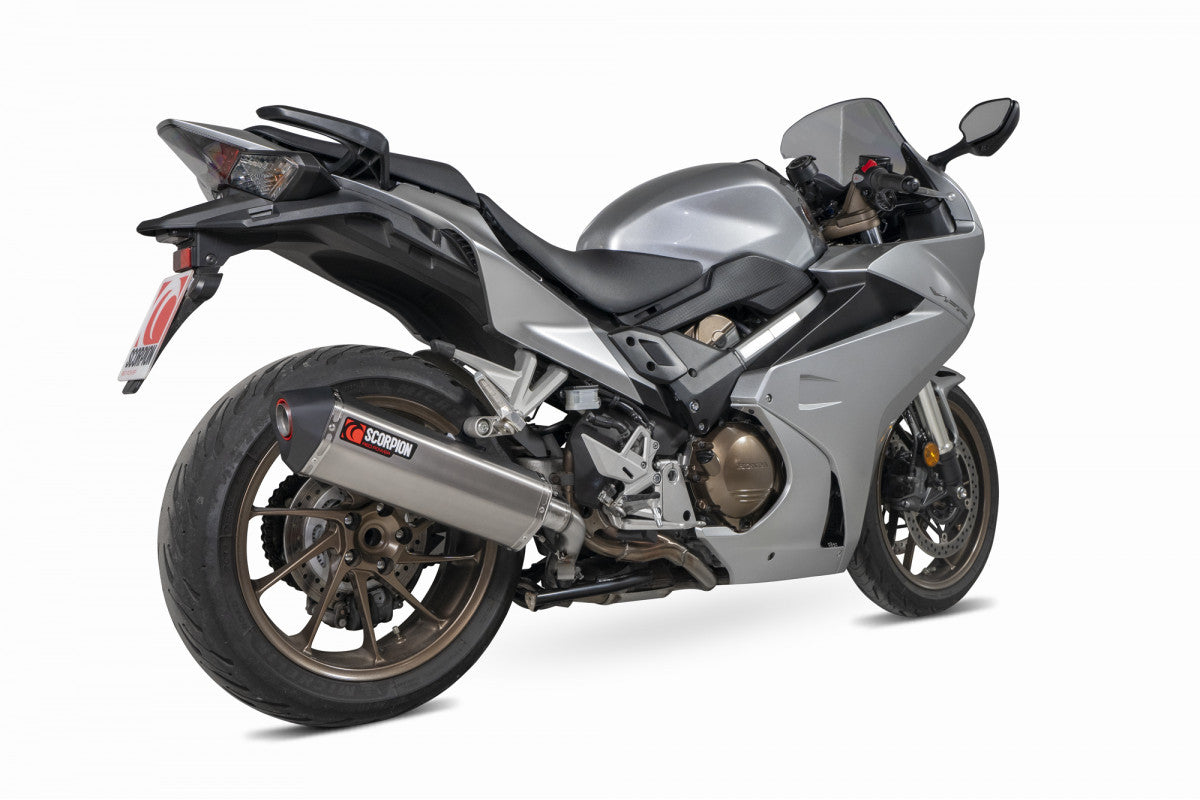 Honda VFR 800F (2014–2020) Scorpion Exhaust Serket Parallel Slip-on - Titanium