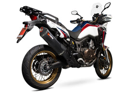 Honda CRF 1000 L Africa Twin (2015–2019) Scorpion Exhaust Serket Parallel Slip-on - Black Ceramic