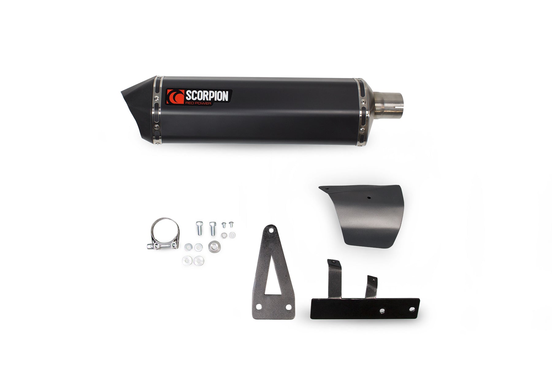 Honda CRF 1000 L Africa Twin (2015–2019) Scorpion Exhaust Serket Parallel Slip-on - Black Ceramic